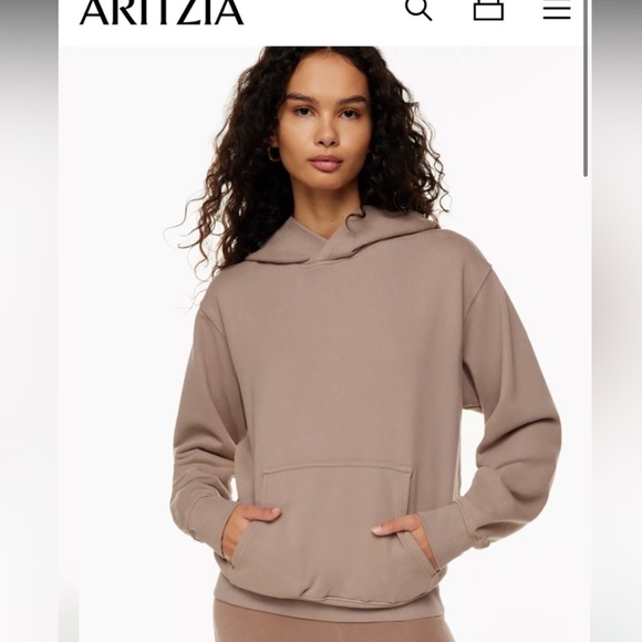 Aritzia TNA Fleece Hoodie - Picture 3 of 3